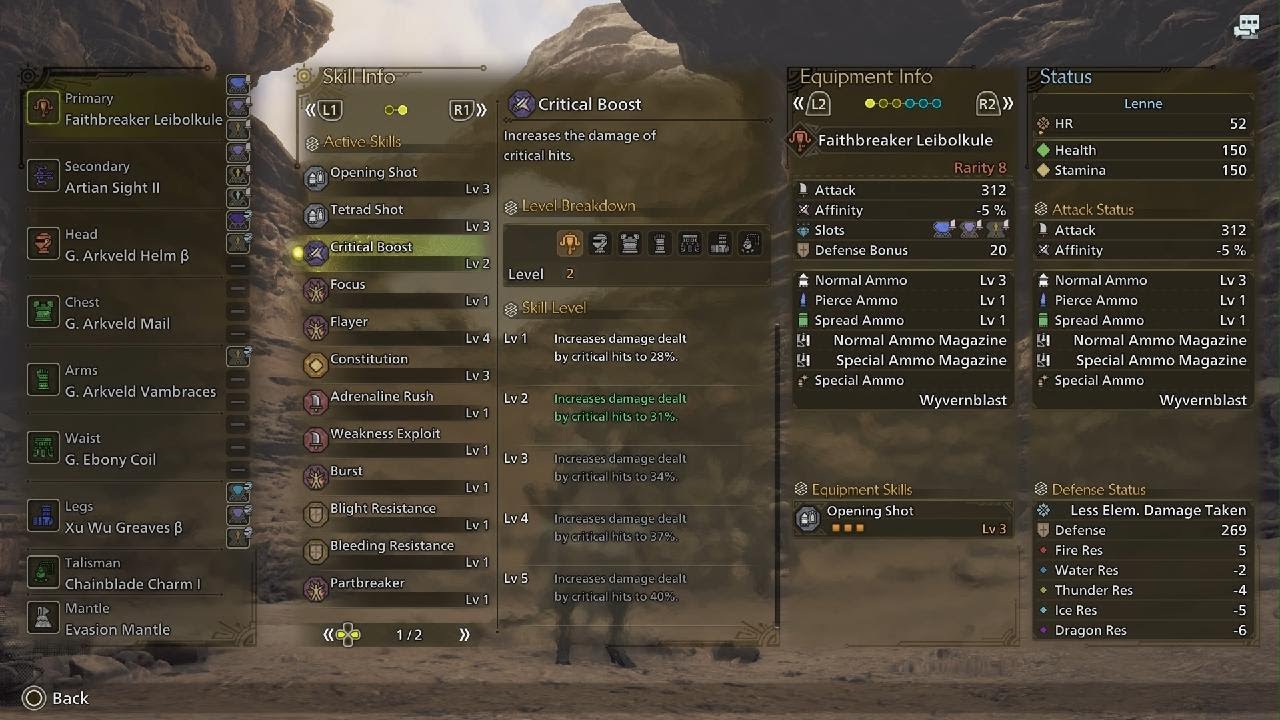 Mhwilds 4 round burst AR