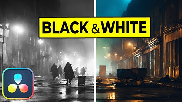 Hoe maak je een zwart-witvideo in Davinci Resolve 19? Tutorial