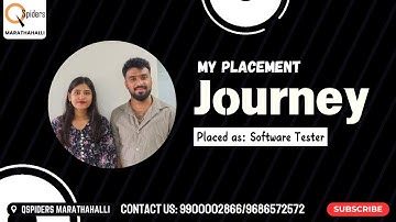 My Placement journey as Software Tester from QSpiders Marathahalli