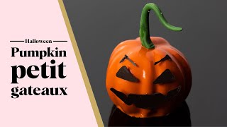Spooky Pumpkin Petit Gateaux | Full Recipe | Kirsten Tibballs