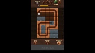 Roll The Ball Slide Puzzle 2 - Basic A Level 18 Walkthrough screenshot 2