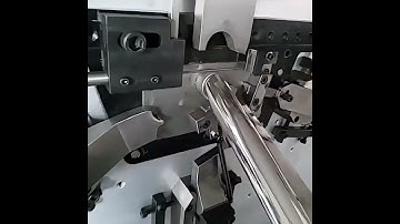 Automatic Cloth Hanger Hook Bending Threading Machine Steel Hook Making Machine #bendingmachine