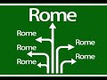 Для сбившихся с пути: все дороги выходят из Рима.
