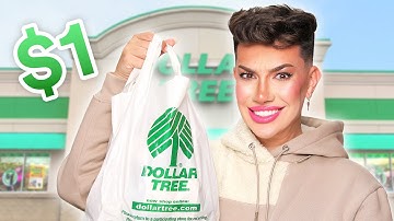 Trying A FULL FACE Of Makeup From The DOLLAR STORE!