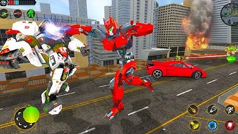 Us Robot Helicopter Transform War