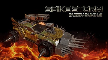 Dexsoft Games: Spike Storm Bundle/Animated and Drivable/Unreal Engine Blueprints
