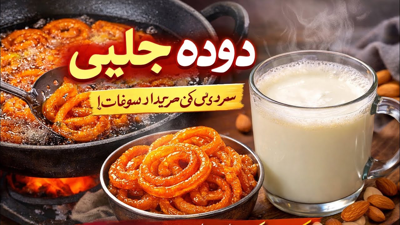 Gajer Halwa Doodh Jalebi گاجر کا حلوہ (Gajer Halwa دودھ جلیبی Mirpur Kashmir