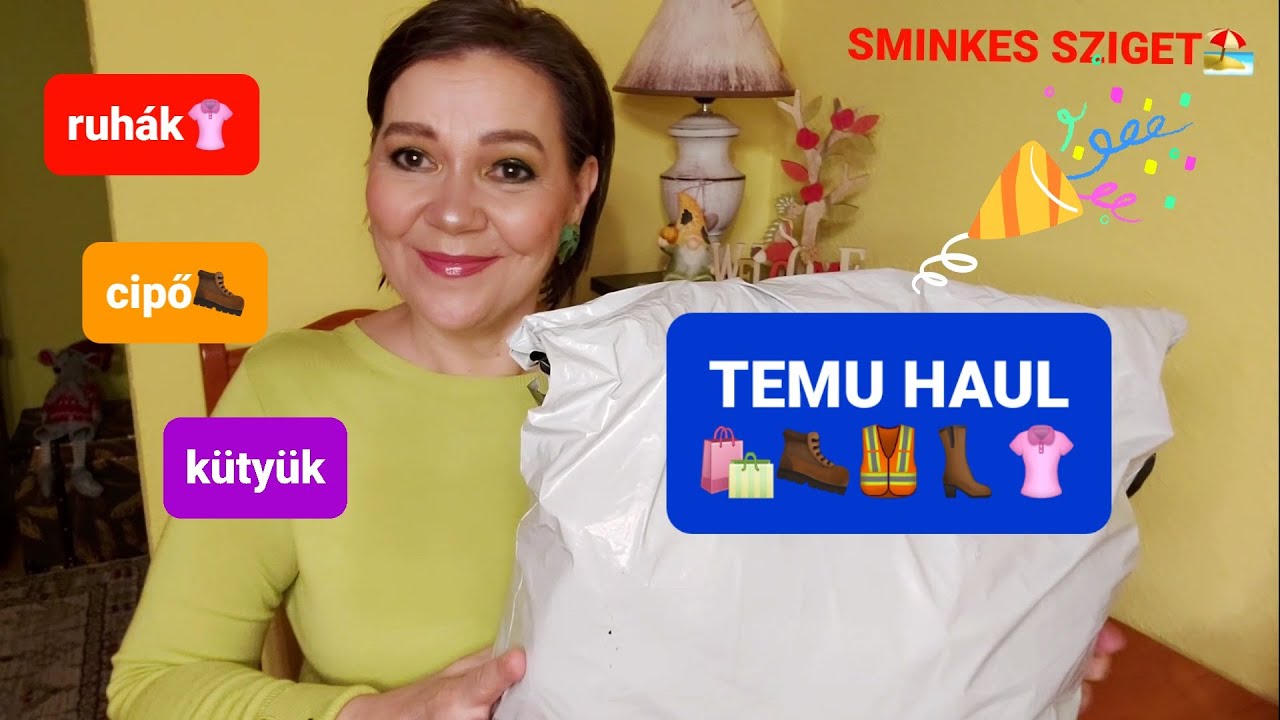 TEMU HAUL/Rendeltem ruhákat és cipőt, vajon ezek már jók lesznek? 😍🛍️🧥👚👘🥾 #temu #temuhaul