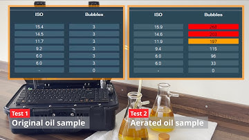Particle Pal Pro oil testing, excluding air bubbles from bottle sampling