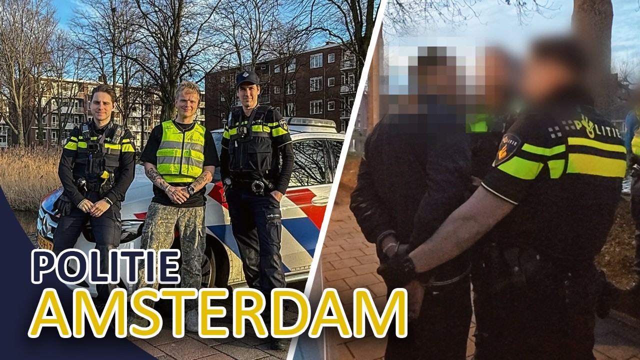 Politie | Assistentie collega | Jordi Warners mee op dienst | Amsterdam