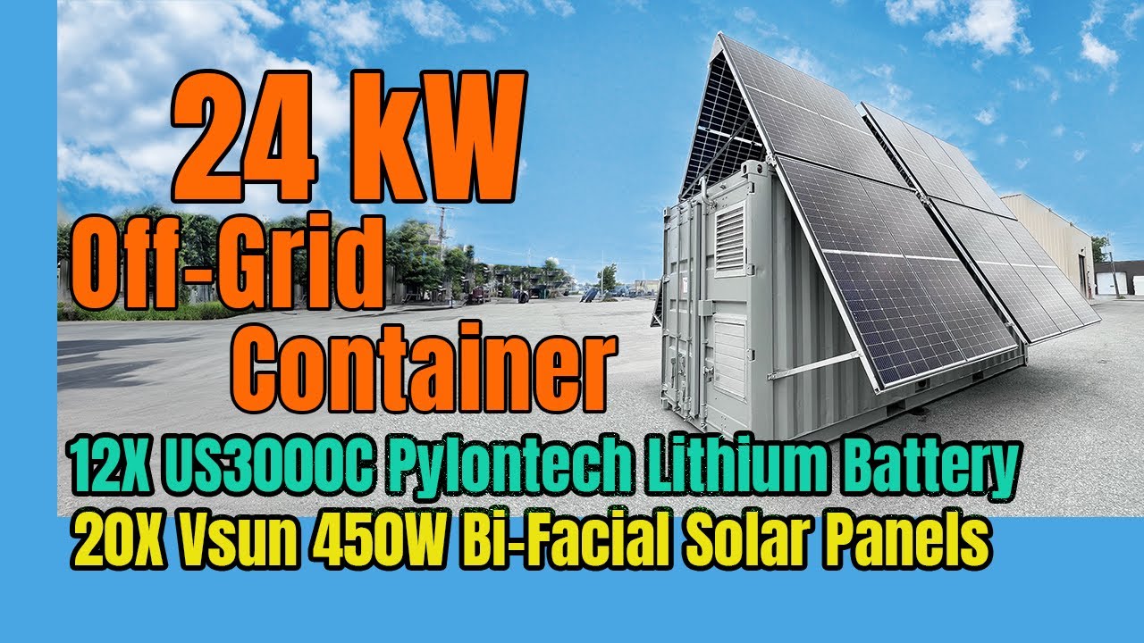 Li-Cube Container, A 24kW Hybrid Off-Grid Solar Container By Volts ...