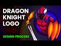 Dragon Knight Mascot : Adobe Illustrator