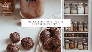 Notre recette de boules d'énergies - Simple et rapide