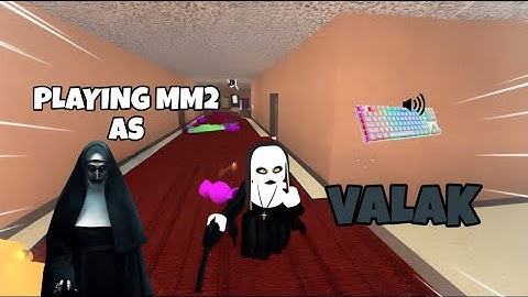 VALAK DESTROYS TEAMERS IN MM2 + GAMEPLAY (KEYBOARD ASMR)