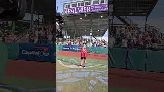 9 year old sings National Anthem for Daytona Tortugas game #kidsinger#youtubekids#nationalanthem