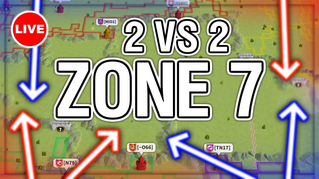 🔴 LA PLUS GROSSE BATAILLE DU KVK : 2 VS 2 (ZONE 7) | RISE OF KINGDOMS FR