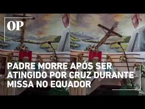 Priest dies after being struck by wooden cross during mass in Ecuador