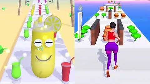 Twerk Race vs Juice Run 💃🍹 Funny Satisfying Gameplay Battle! ASMR Mobile Games