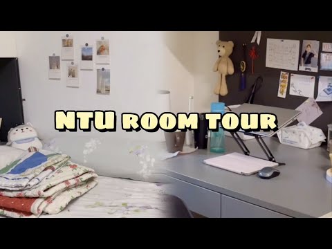 Download 🏫NTU Hall 11 room tour (double room) | facilities tour + what to pack [ University Dorm Room Tour ]