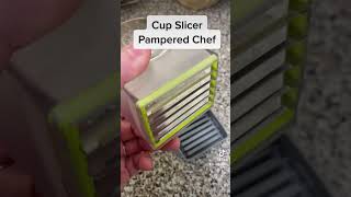 The CUP SLICER from #PamperedChef is everything!!!