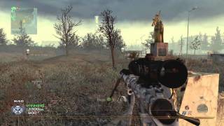 Modern Warfare 2: Sniper-Nuke on wasteland w/ Intervention