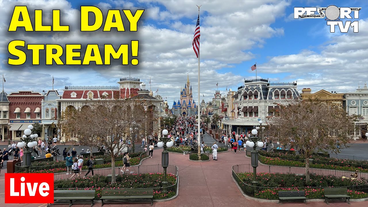 🔴Live All Day Friday Stream at Magic Kingdom Walt Disney World Live