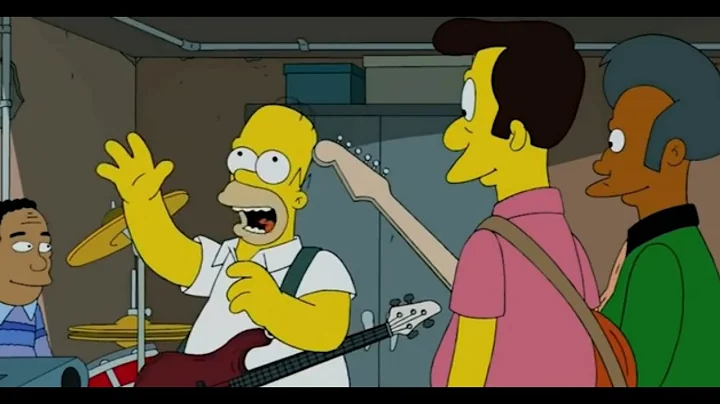 The Simpsons Homer And Friends Creates A Cover Band