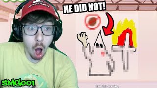 JUNIOR IS CRAZY! | SML Gaming - ROBLOX SPEED DRAW! Reaction!
