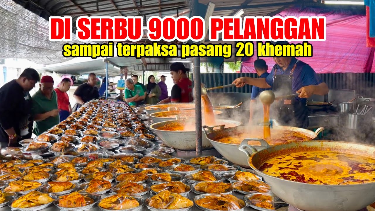 30 MINIT 700 KETUL KARI KEPALA IKAN HABIS SAMPAI TAK CUKUP
