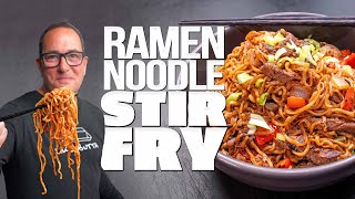 Athlete Statistics AN EPIC STEAK STIR FRY THAT STARTS WITH RAMEN NOODLES AND ENDS IN MINUTES! | SAM THE COOKING GUY
