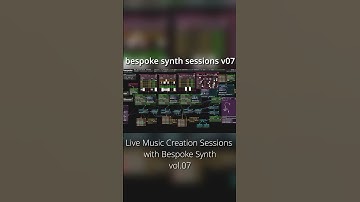 bespoke synth sessions v07 short  #electronicmusic #modularsynth #synthesizer