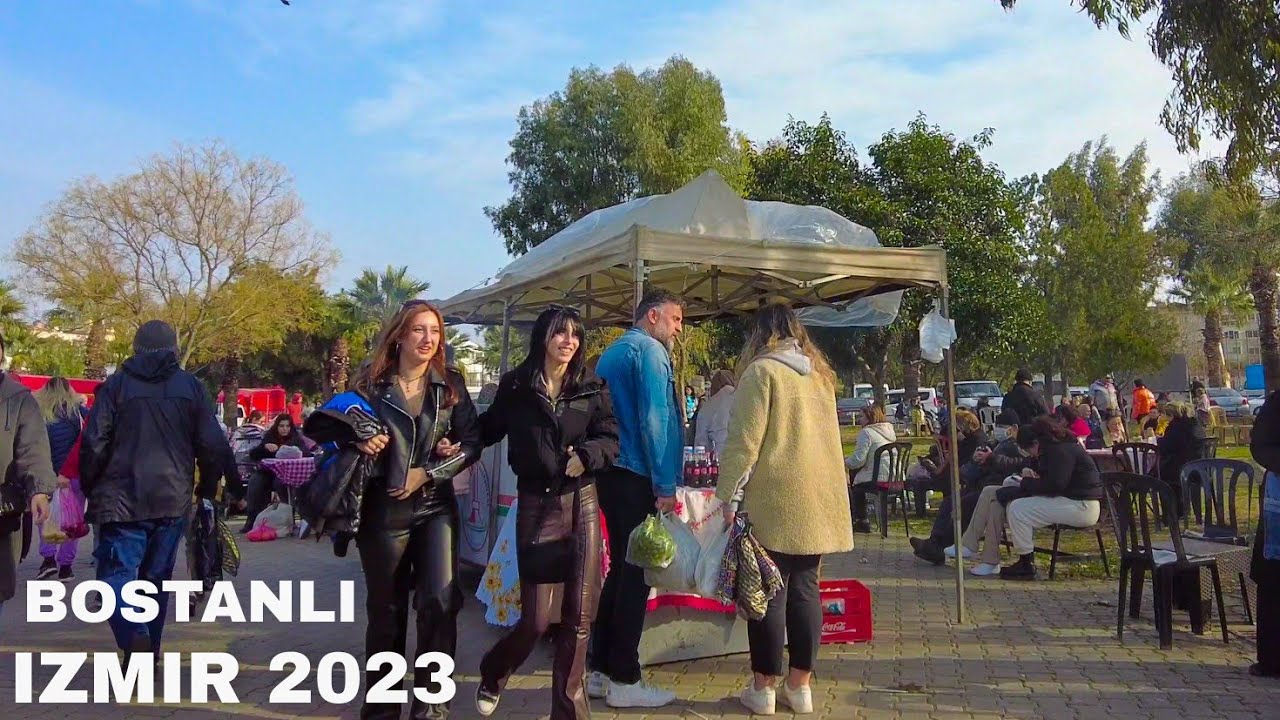 Izmir, तुर्किये | पैदल शहर टूर 4K | 26 जन॰ 2023