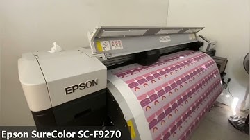 Working process of EPSON F9380 sublimation printer