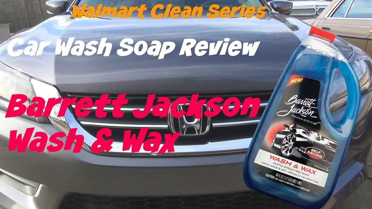 Review of Barrett Jackson Wash and Wax car soap YouTube