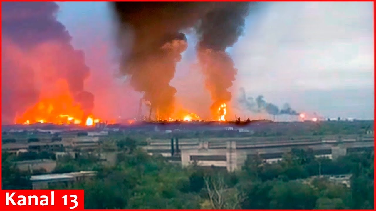 Putin's another oil base in Samara is on fire: A plant that supplies fuel to Russian army was hit