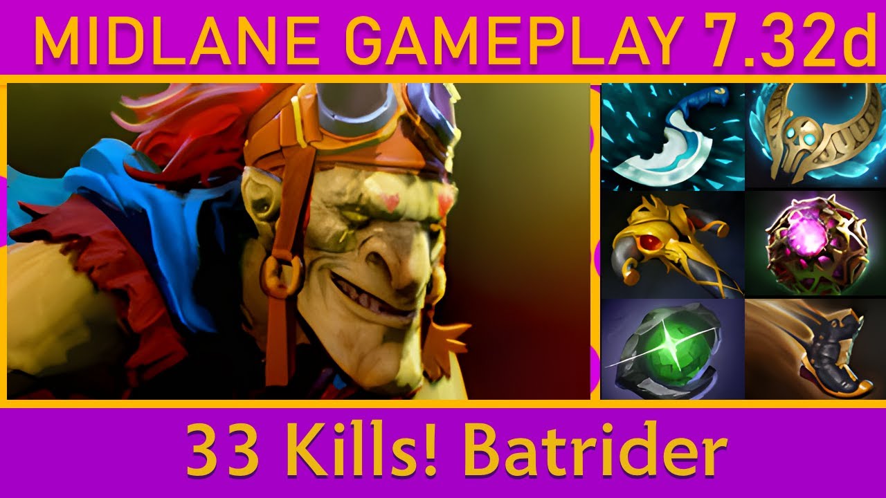 💥Dota 2 Batrider Mid Gameplay - High MMR