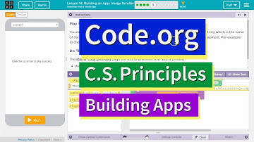 Building an App Image Scroller Lesson 14.5 Tutorial with Answers Code.org CS Principles
