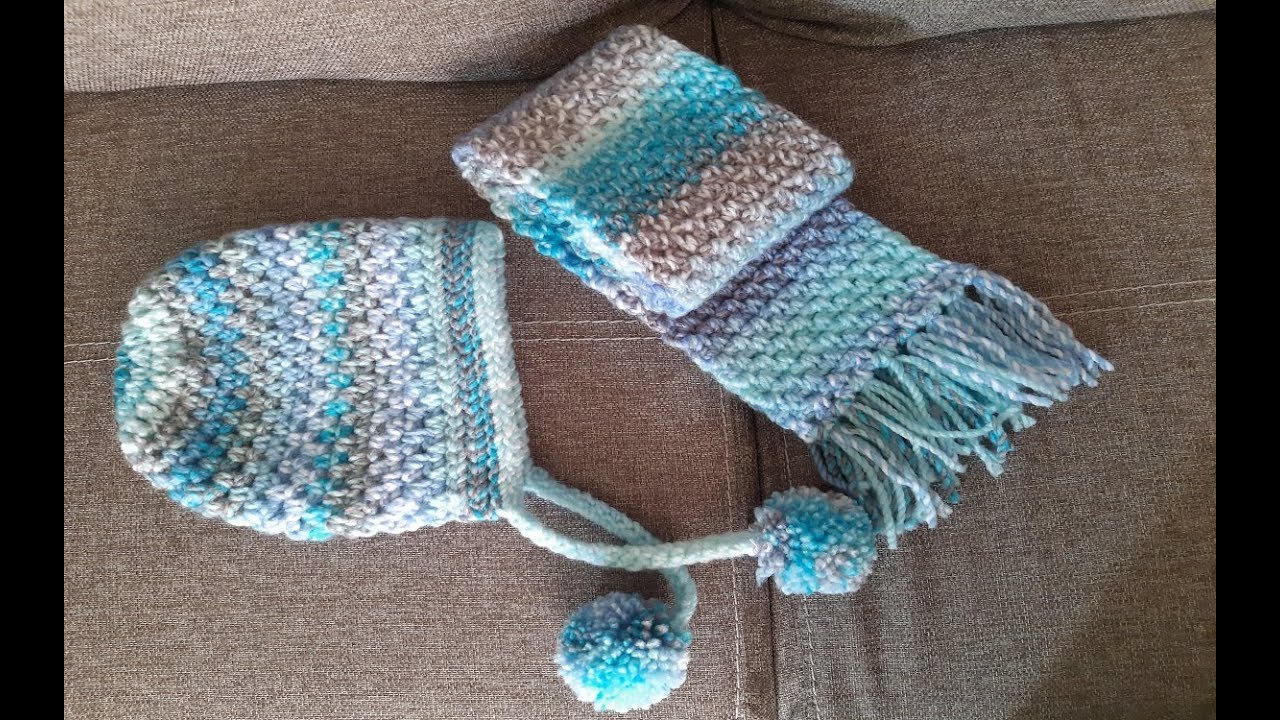 gorro a crochet - tejido a ganchillo - con pompones - tutorial - paso a paso manualidades de animales