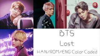 BTS (방탄소년단) - Lost - Color Coded Lyrics HAN/ROM/ENG