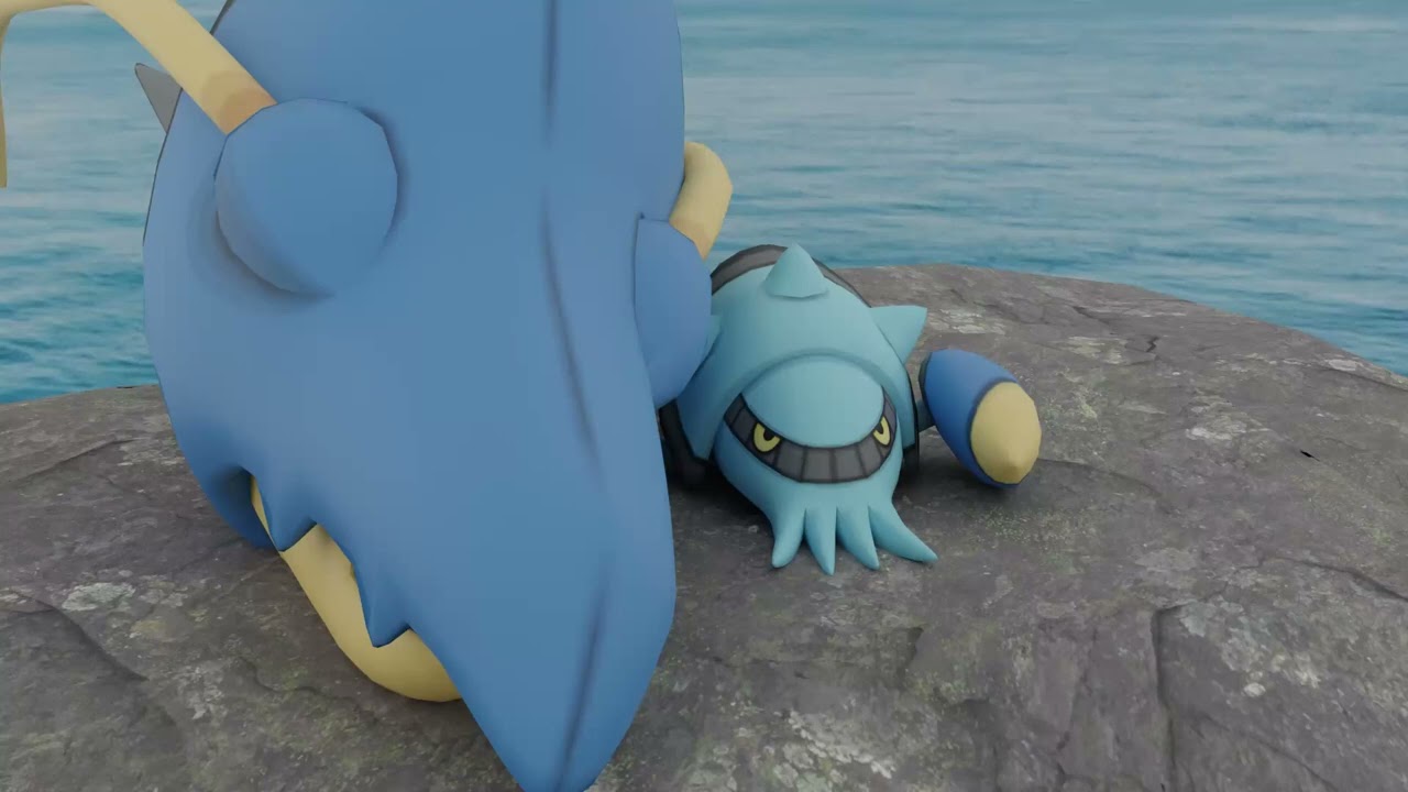 blue lobster jumpscare (pokemon edition) YouTube