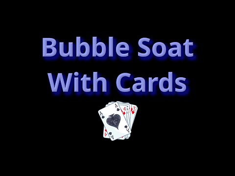Bubble Sort with Playing Cards
