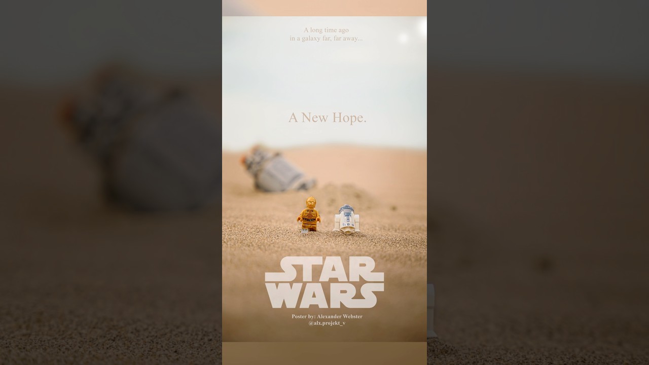 Turning my Lego into movie posters! 