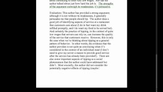 Step 8: Evaluating Arguments [Example 9] Net Worth
