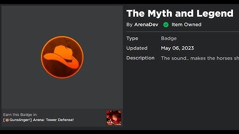Myths And Legends - Arena: Tower Defense - Roblox