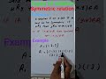 Symmetric Relation Difinition and Example