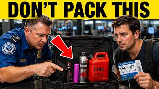 NEVER Pack These 10 Items — Airlines Will BAN Your Bag