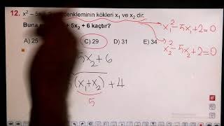 2.Dereceden Denklemler - Kök Katsayı İkişkileri 2 Soru 11-14