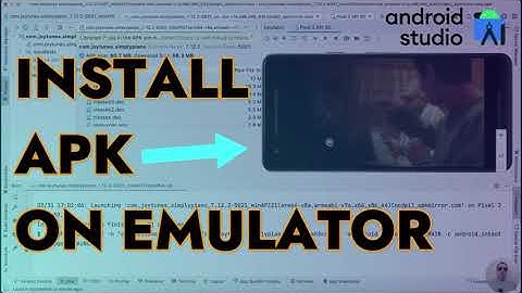 How to Install an APK on the Emulator in Android Studio