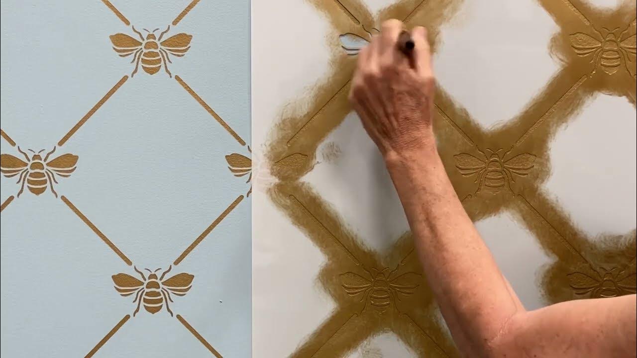 How to Stencil a Divine Art Deco Wallpaper Look that Shines up Your Home  Decor 