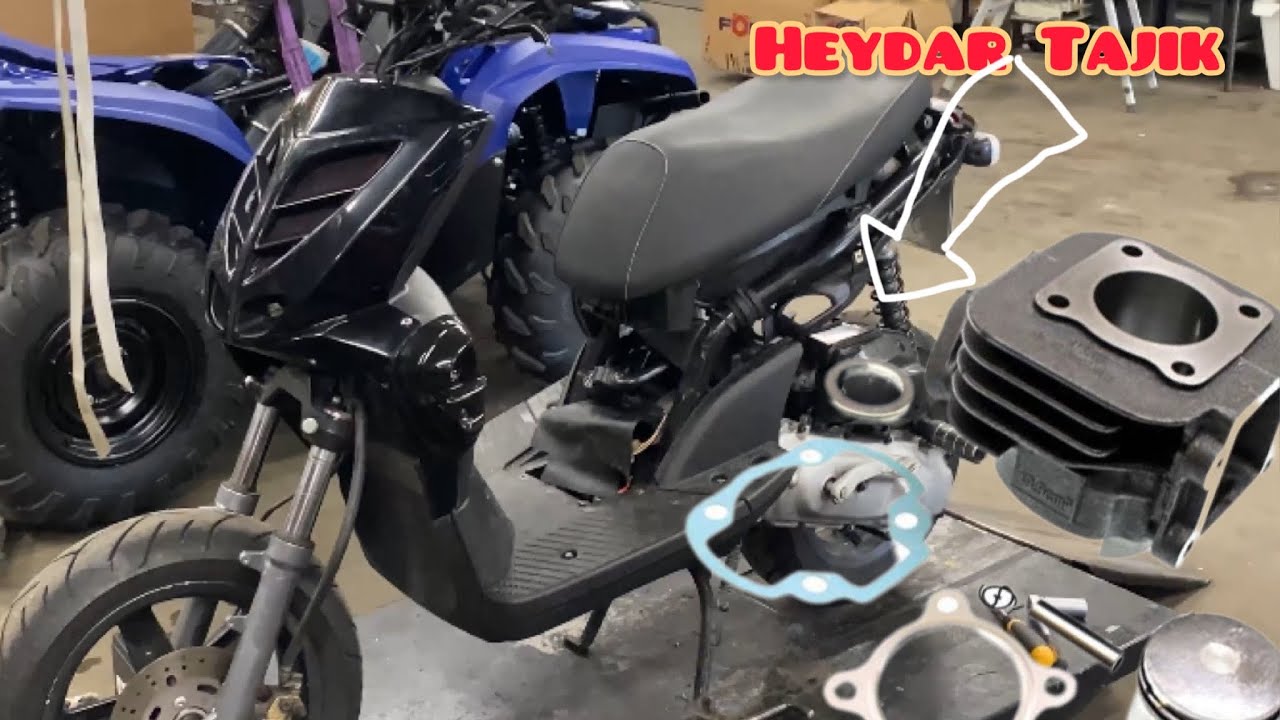 این موتور روشن نمیشد ببینید ایرادش چی بود😥/حیدر تاجیک تعمیرکار موتورسیکلت